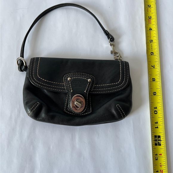 Coach Handbags - Coach Wristlet Bag Black